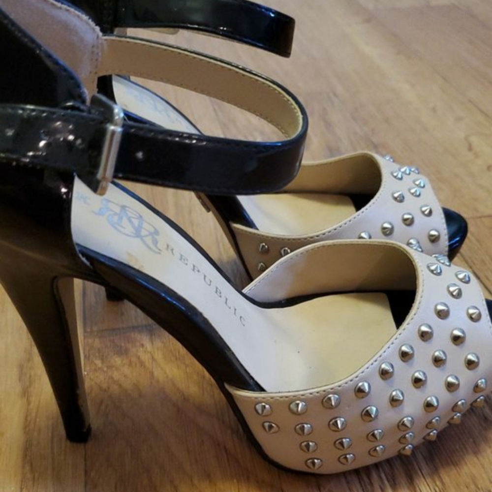 Sexy spiked Rock &Republic Stilettos